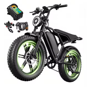 Vélo électrique pour adultes - Moteur 1500W, pneus tout-terrain 20"x4.0", batterie 48V 15/25AH, vitesses parfaites, freinage optimal - Product Image 1