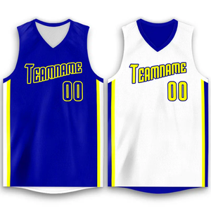 Camisetas de Baloncesto Personalizables para Hombre, 100% Poliéster, Antibacterianas, de Secado Rápido, Bordado por Sublimación, Ropa Deportiva Personalizada para Equipos - Product Image 4