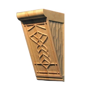 Corbel de Madera de Caucho Sólido Hecho a Mano, Tradicional y Duradero, para Decoración de Cocina y Sala de Estar, Muebles Personalizados, Acentos para Muebles EFS - Product Image 5