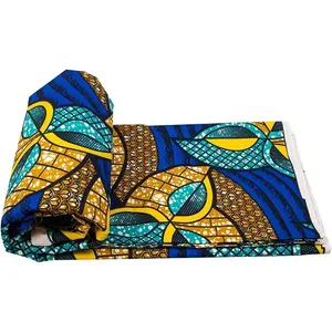 High Quality Ankara 100% Cotton Wax Clothing Fabric India Design African Wax Print Fabric loincloth