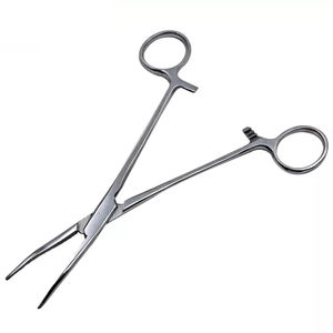 Fórceps de arteria quirúrgica inoxidable de alta calidad curvo 20cm fórceps de hemostato para mosquitos portaagujas hemostático fórceps para mosquitos - Product Image 4
