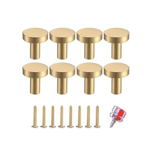 Bouton de porte rond en laiton massif vintage, poignée de traction sur bouton de porte central en rose, boutons de porte en laiton en métal personnalisés, articles de quincaillerie - Product Image 5