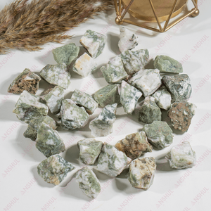 Wholesale Healing <b>Tree</b> Agate 1 Kg Raw Rock Rough Natural Healing <b>Crystal</b> Chunks Irregular Shape for Decoration Meditation - Product Image 6