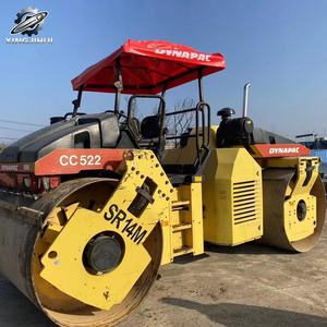 Compacteur vibrant à double tambour Dynapac CC522 d'occasion, poids de travail 12 tonnes, marque suédoise originale, compacteur de grande taille - Product Image 5