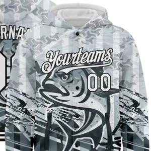 Sweats à capuche d'hiver personnalisés élégants, 100% polyester polaire, durables, de haute qualité, respirants, séchage rapide, antibactériens, pour le sport - Product Image 2