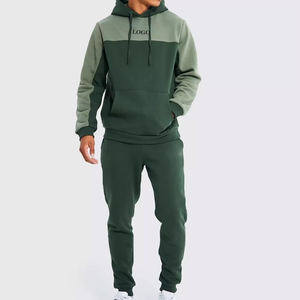 Survêtement oversize coupe ample de haute qualité 2025 Logo personnalisé vêtements d'entraînement manches longues avec survêtement à capuche pour hommes - Product Image 1