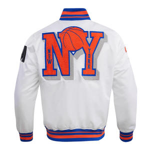 Vestes de baseball personnalisées pour hommes, style Letterman, chaudes, à capuche, col montant, broderie sur le devant, pour l'hiver - Product Image 4