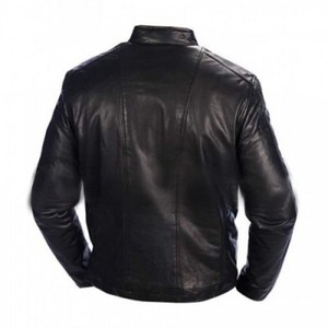 Chaqueta Bomber de cuero genuino para hombres-Diseño clásico atemporal, cuero de vaca suave, chaqueta de cuero elegante y cómoda para hombres - Product Image 2