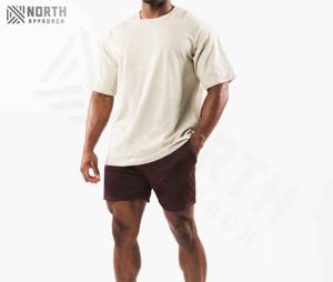 Shorts de bain de compression pour hommes, service OEM personnalisé, haute qualité, séchage rapide, taille élastique, respirant, polyester/coton, course estivale - Product Image 2
