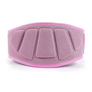 Cinturón de elevación de cuero de neopreno ajustable unisex, equipo de gimnasio personalizado azul para hombres y mujeres, logotipo de levantamiento de pesas personalizable - Product Image 2