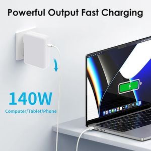 Nouvel <span class=keywords><strong>adaptateur</strong></span> secteur USB-C à charge rapide 140W pour <span class=keywords><strong>MacBook</strong></span> Pro/<span class=keywords><strong>Air</strong></span> 16/15/14/13 pouces/<span class=keywords><strong>M1</strong></span>/M2/M3/ pour iPad Pro 2023/2022 Appareil USB C - Product Image 2