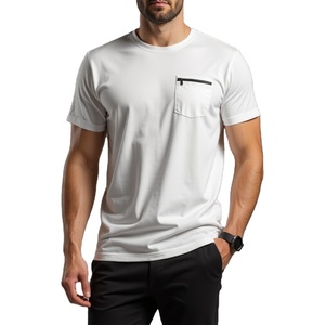 T-shirt à séchage rapide à col rond de qualité supérieure pour homme | Impression graphique pour hommes de couleur unie coupe ajustée 100% coton | OEM et ODM disponibles - Product Image 5
