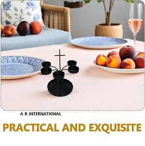 Candelabro de Hierro de 5 Brazos Más Vendido, Soporte Decorativo de Alambre de Hierro para Regalos de Cumpleaños, San Valentín, Navidad y Otros - Product Image 2