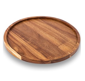 Bandeja de servicio de madera de forma ovalada Diseño y tamaño personalizados Mesa de plato hecha a mano Utensilios de cocina Bandeja de madera. - Product Image 6