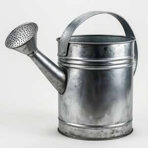 Arrosoir traditionnel en métal galvanisé écologique avec capacité personnalisable pour le jardinage utilitaire et la gestion de l'eau rurale - Product Image 3