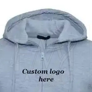 Survêtement personnalisable en coton/polyester pour hommes avec manches longues et col à capuche pour les sports d'hiver - Product Image 4
