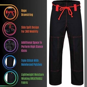 Nouvelle conception personnalisée ajustement Jiu Jitsu Gi étiquette personnalisée Jiu Jitus uniforme en gros pour hommes et femmes Arts martiaux porter karaté unisexe - Product Image 5