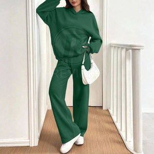 Survêtement décontracté et tendance pour femme adulte, 100 % coton, à capuche, manches longues, collection hiver 2026, qualité supérieure - Product Image 6