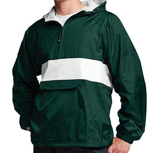 Veste coupe-vent pour homme, nouveau design, col montant, logo sur le devant, demi-zip, toile décontractée, saison hivernale, service OEM disponible - Product Image 3