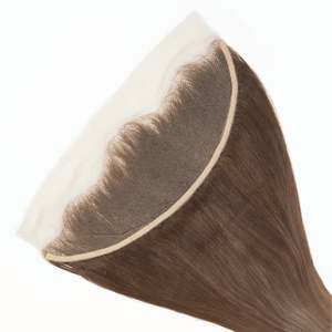 Cheveux Remy Lisses Frontaux 100% Humains Éthiques, Double Trame Faite à la Machine, 70g - Product Image 1