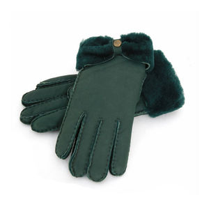 Guantes de Cuero Genuino 100% para Mujer, Estilo Vintage 2025, Negros, Invierno, Ecológicos, Secado Rápido, Ligeros, Cálidos, Casuales, para Fiestas al Aire Libre - Product Image 1