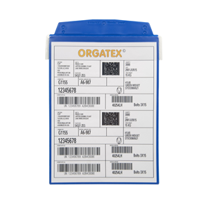 Portadocumenti Magnetico con Aletta Protettiva DIN A4 Verticale Blu 2 Strisce Magnetiche Confezione da 10-SD2M/4211-03 - Product Image 1