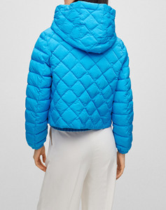 Veste d'hiver chaude en nylon manteaux respirants avec cordon de serrage et logo personnalisé prix bon marché - Product Image 6