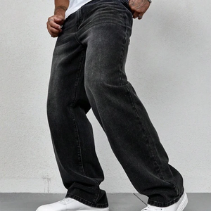 กางเกงยีนส์ขายาวสำหรับผู้ชายเสื้อผ้าแนวธุรกิจแบบลำลองตามสั่ง - Product Image 5