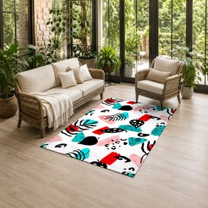 <b>RUGS</b> DEPOT LXDP-1036 Wholesale Grey <b>Silver</b> Modern Vintage Digital Printed Machine Washable Chenille Area <b>Rug</b> Non Slip - Product Image 6