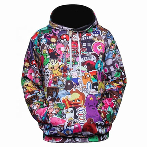OEM Sweats à capuche imprimés par sublimation avec logo personnalisé Sweats à capuche vierges avec logo personnalisé de haute qualité pour hommes - Product Image 2