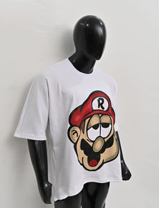 T-shirt surdimensionné à demi-manches Qualité supérieure 100% coton Fabriqué sur mesure avec impression DTG Chemise en jersey léger en gros - Product Image 3