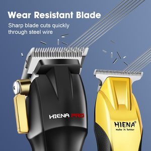 Kit de barbier professionnel sans fil rechargeable pour hommes, ensemble de coupe de cheveux avec prise US, tondeuses et coupe-cheveux alimentées par l'alimentation US - Product Image 6