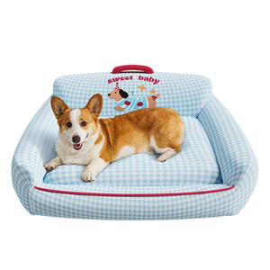 Noel Hediyeleri Çevre Dostu Pamuklu Moda Karikatür Desenli Her Mevsim Yumuşak Kedi Köpek Yatağı Çıkarılabilir Yıkanabilir - Product Image 3