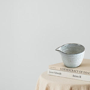 WGV International CSC2606FW <b>Large</b> speckled grey Ceramic Sake <b>Cup</b> Vase-4.8 D X 3.6 H-24-Piece Cases - Product Image 3