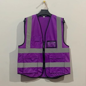 Chaleco reflectante Chaleco DE SEGURIDAD Ropa con LOGO Chaleco DE SEGURIDAD reflectante con tira reflectante de alto brillo - Product Image 5