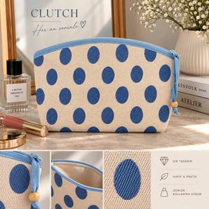 DAFNI BIG PAZAR Eco-Friendly <b>Canvas</b> Hand Embroidery Printed Mini Fabric <b>Wallet</b> Bag Women Mother's Day Promotional Apparel Model - Product Image 3