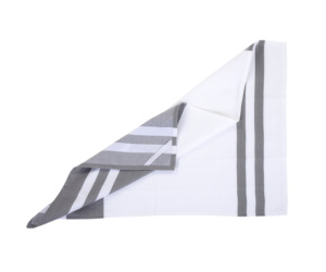 Ensemble de serviettes en coton carré vintage fait à la main recyclé et personnalisable brodé réutilisable pour la maison ou l'avion ensemble de 8 pièces - Product Image 5