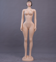 Mannequin de corps entier féminin avec tête, support, en plastique ABS gonflable, jambes en tissu, BBL, grande taille, gros buste, fesses, bikini, utilisation par tailleur, tête de mannequin