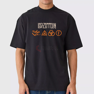 เสื้อยืดผ้าฝ้ายโอเวอร์ไซส์ทรงหลวม100% พิมพ์ลายดิจิตอลพิมพ์โลโก้ได้ตามต้องการ - Product Image 2