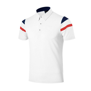 เสื้อกอล์ฟผู้ชายผ้าคอ100% เป็นมิตรต่อสิ่งแวดล้อมผ้าสแปนเด็กซ์2025ทึบเสื้อกีฬาซับเหงื่อผ้ายืดสำหรับผู้ชาย2025ออกแบบได้ตามต้องการ - Product Image 2