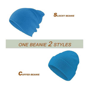 Fashion <b>Streetwear</b> <b>Beanies</b> Trendy Y2K Knit Hats Custom Logo Embroidery Wholesale <b>Beanie</b> Caps - Product Image 2