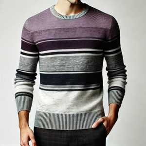 Pull à col rond en jacquard pour homme, personnalisé, OEM ODM, automne, dessin animé, 100% alpaga, logo avant, noir - Product Image 4