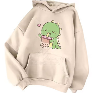 เสื้อฮู้ดสตรีทแวร์สุดเท่ห์ สีและผ้าสั่งทำได้ ระบายอากาศดี เหมาะสำหรับฤดูหนาว มีโลโก้ด้านหน้า - Product Image 3