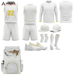 Uniforme de basket-ball moderne, tissu respirant, mouvements confortables, parfait pour les terrains intérieurs, les jeux en plein air et les activités de fitness - Product Image 1