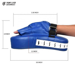 แผ่นซ้อมชกมวยหนังแท้แบบโค้ง พิมพ์โลโก้ตามสั่ง ลดราคาพิเศษ - Product Image 4