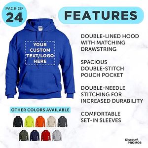 Sudaderas con Capucha de Invierno Hechas a Medida para Hombre y Mujer, Cómodas, 100% Algodón, Felpa, Unisex, Impresión Digital, Transpirables, Térmicas, con Bolsillo - Product Image 4