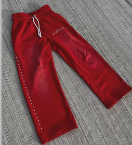 Sweat à capuche personnalisé pour homme, brodé, uni, avec rivets et strass, sport, hiver, grande taille, 100% coton, polaire écologique, séchage rapide - Product Image 3