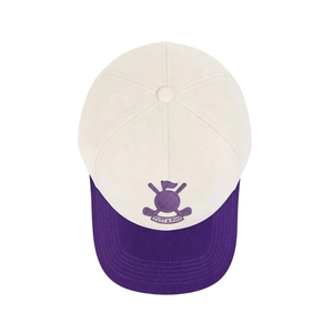 Gorra de golf bicolor al por mayor con logo de marca personalizado, gorra estructurada de 5 paneles con ojales, visera curva, gorra deportiva vintage, fábrica en Vietnam - Product Image 4