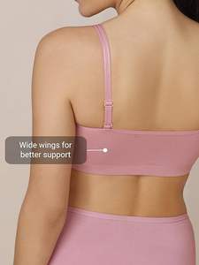 Soutien-gorge rembourré 100% coton blush et noir sur mesure pour dames meilleur prix Bangladesh - Product Image 3