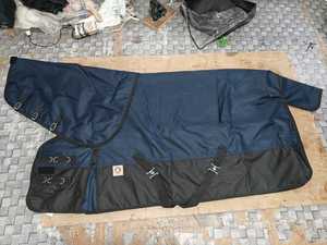 Haute qualité 1200D Rip-Stop 300GSM Polyfil hiver cheval tapis détachable cou personnalisable étanche fabricant direct - Product Image 2